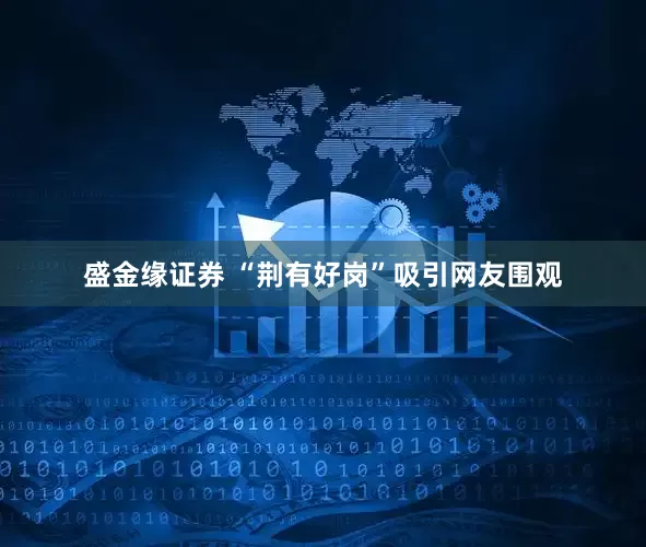 盛金缘证券 “荆有好岗”吸引网友围观